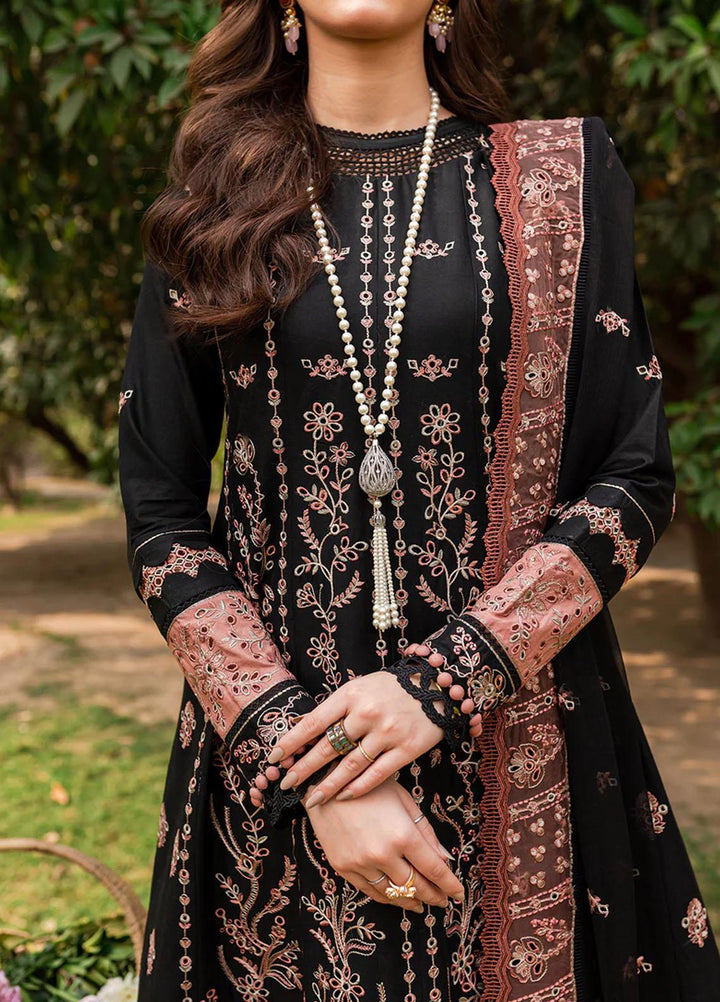 Bahaar By Farasha Embroidered Lawn Suits Unstitched 3 Piece FSH23B 01 Koel - Festive Collection