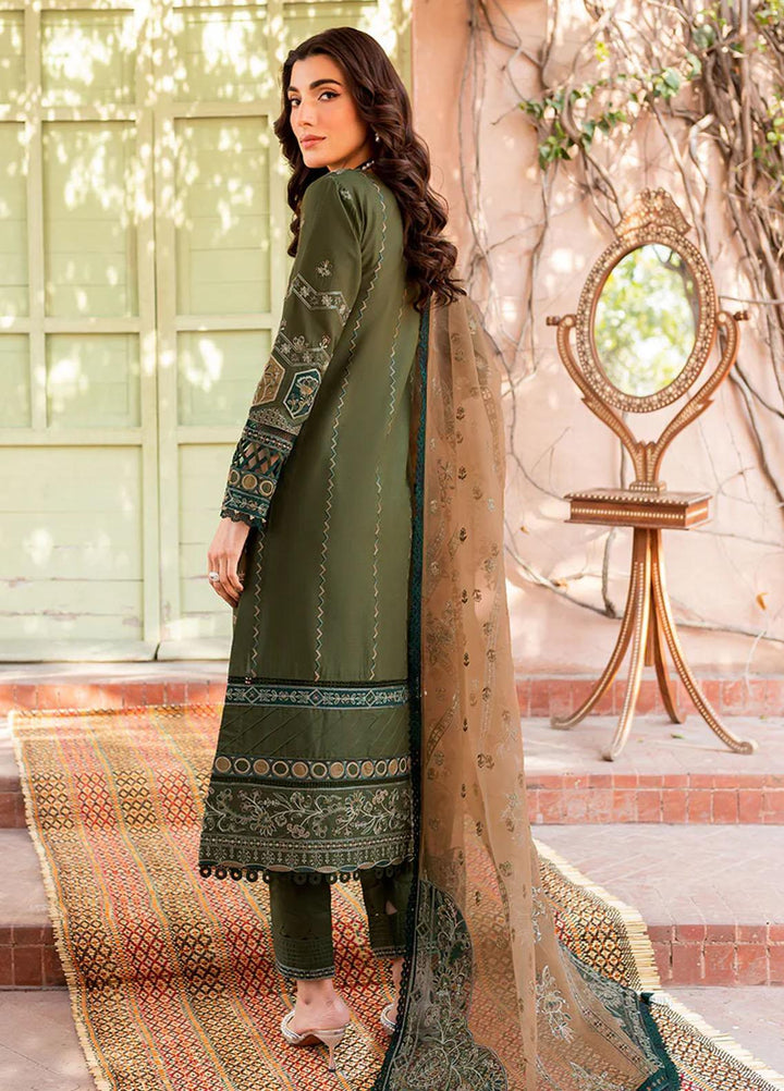 Bahaar By Farasha Embroidered Lawn Suits Unstitched 3 Piece FSH23B 03 Mehak - Festive Collection