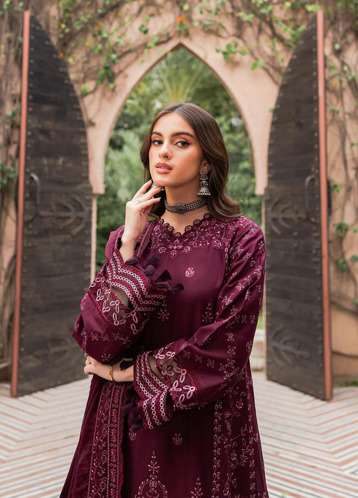 Bahaar By Farasha Embroidered Lawn Suits Unstitched 3 Piece FSH23B 05 Vasl - Festive Collection