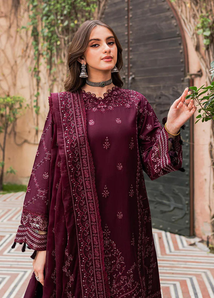 Bahaar By Farasha Embroidered Lawn Suits Unstitched 3 Piece FSH23B 05 Vasl - Festive Collection