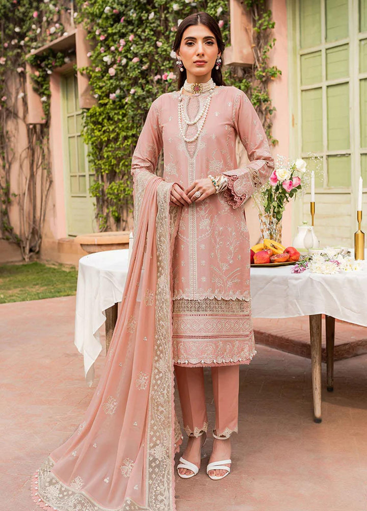 Bahaar By Farasha Embroidered Lawn Suits Unstitched 3 Piece FSH23B 07 Muskan - Festive Collection