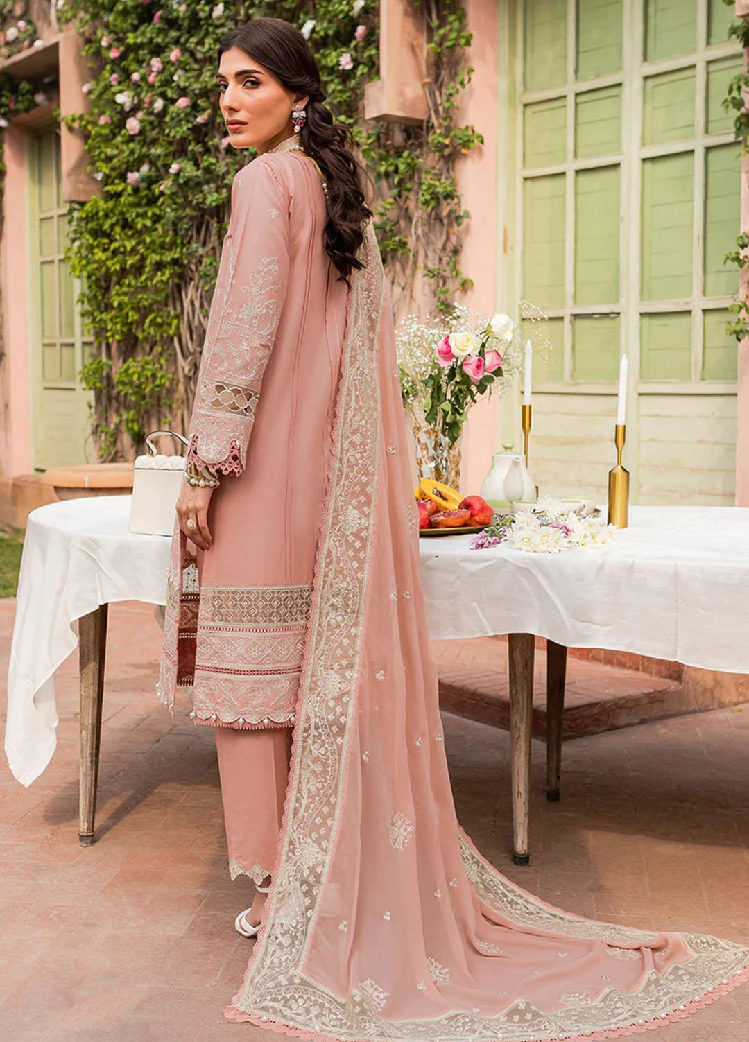 Bahaar By Farasha Embroidered Lawn Suits Unstitched 3 Piece FSH23B 07 Muskan - Festive Collection