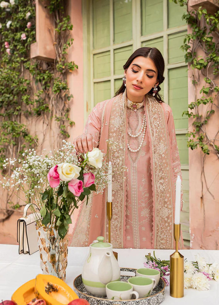 Bahaar By Farasha Embroidered Lawn Suits Unstitched 3 Piece FSH23B 07 Muskan - Festive Collection