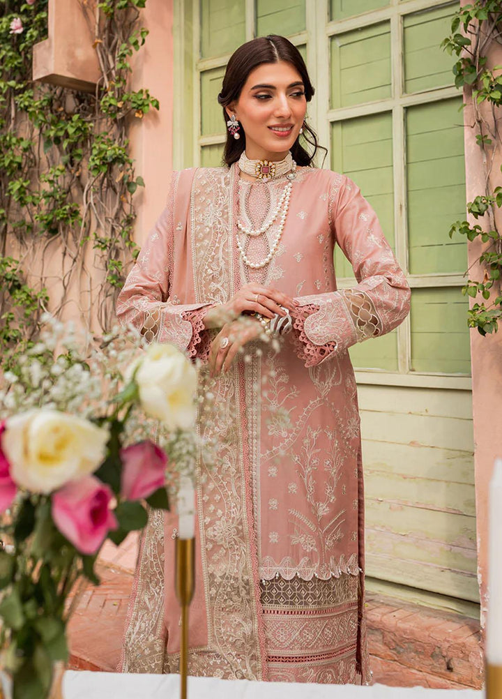 Bahaar By Farasha Embroidered Lawn Suits Unstitched 3 Piece FSH23B 07 Muskan - Festive Collection