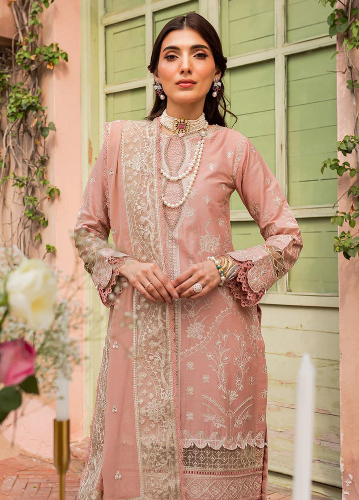 Bahaar By Farasha Embroidered Lawn Suits Unstitched 3 Piece FSH23B 07 Muskan - Festive Collection