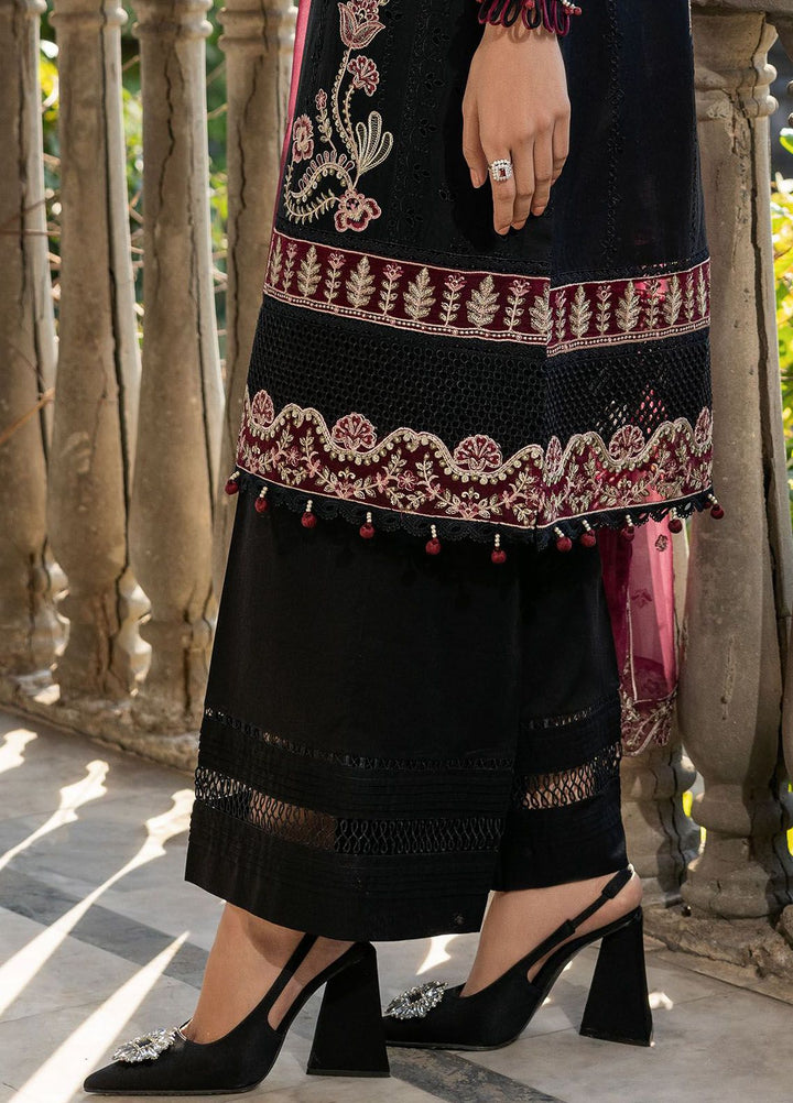 Bahaar By Farasha Embroidered Lawn Suit Unstitched 3 Piece FSH24B 06 Twilight Bloom - Summer Collection