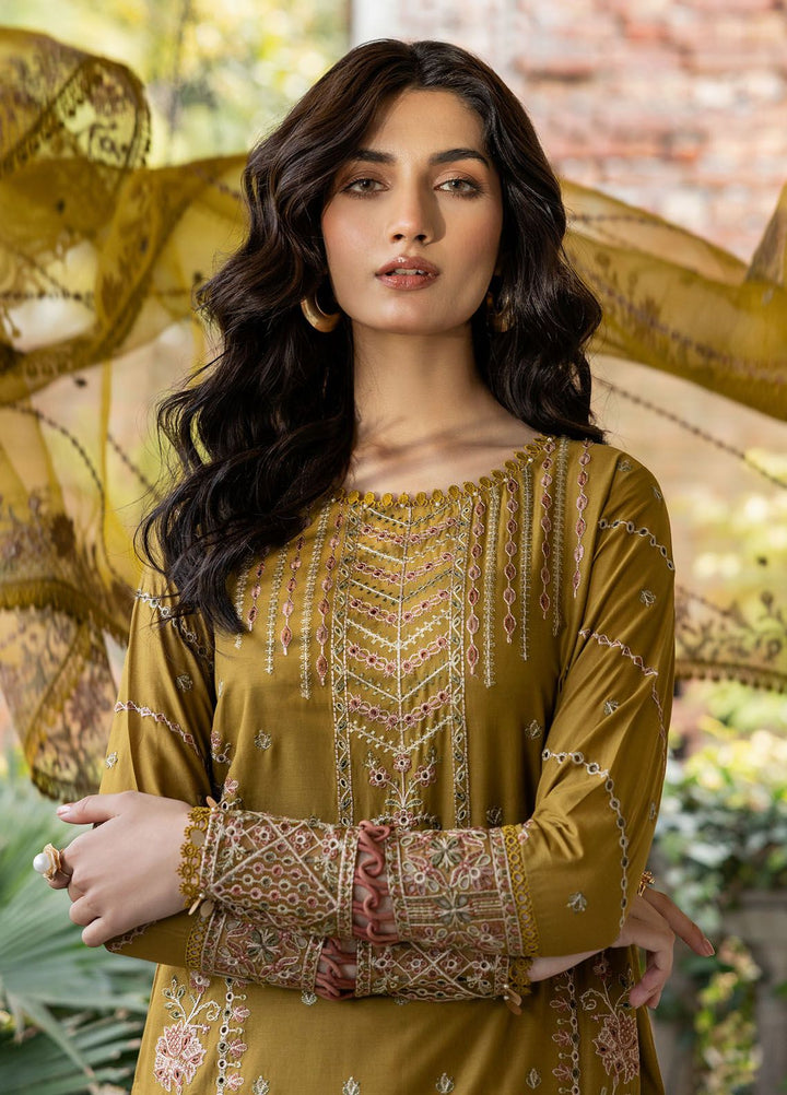 Bahaar By Farasha Embroidered Lawn Suit Unstitched 3 Piece FSH24B 08 Summer Bloom - Summer Collection