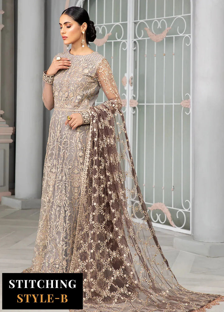 Bahaar by Zarif Embroidered  Suits Unstitched 3 Piece ZB 04 MERIAH - Luxury Collection