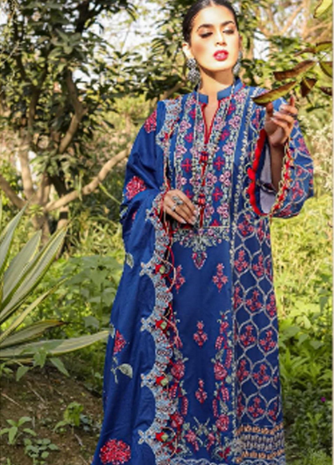Bahar Aie By Surmai Embroidered Lawn Suits Unstitched 3 Piece SUR22BA SL-03-09 SWEAT PEA - Luxury Collection