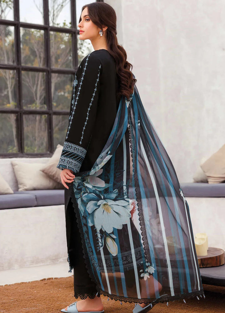 Bahar by Farasha Embroidered Lawn Suits Unstitched 3 Piece FSH25B D-03 Opal Mirage - Summer Collection