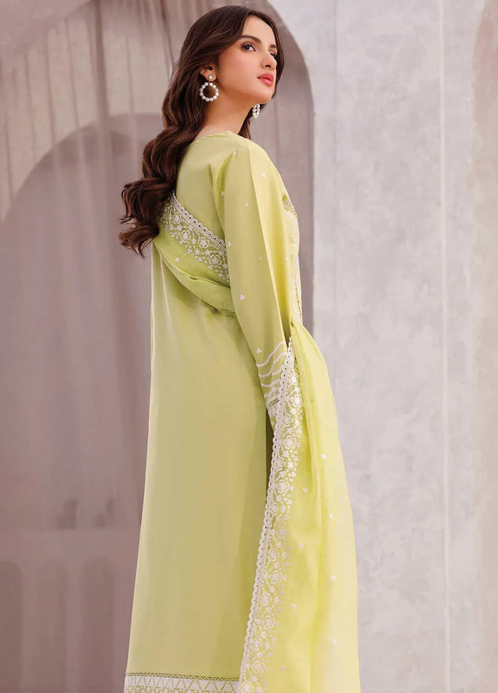 Bahar by Farasha Embroidered Lawn Suits Unstitched 3 Piece FSH25B D-10 Ember Glow - Summer Collection