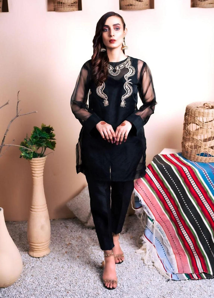 PSK Couture Pret Embroidered Tissue 4 Piece Suit SHOW STOPPER