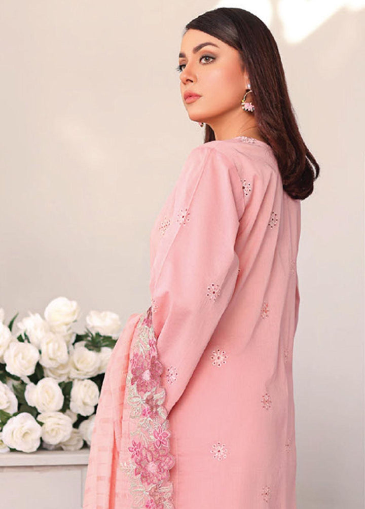 Baharaan By Humdum Embroidered Lawn Suits Unstitched 3 Piece HD23B 04 - Summer Collection