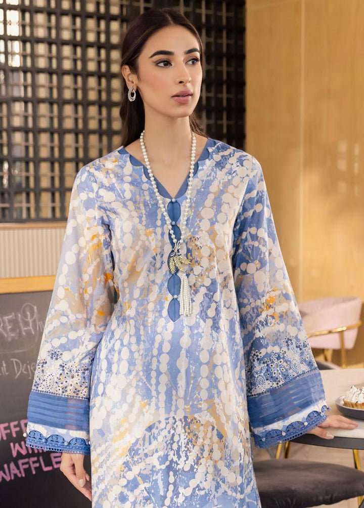 Ballerina By Nureh Embroidered Lawn Suits Unstitched 2 Piece NU23-B2 NU2-100 - Summer Collection