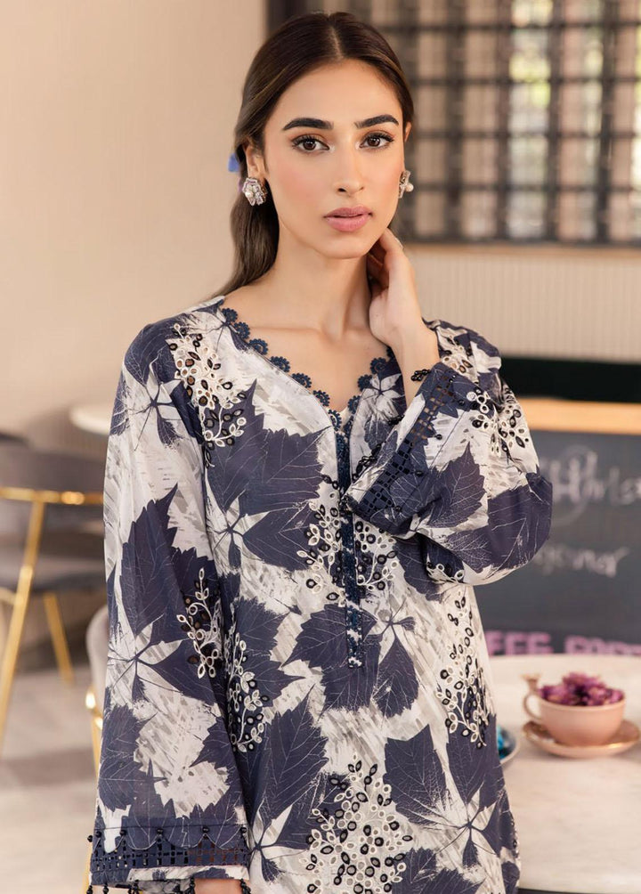 Ballerina By Nureh Embroidered Lawn Suits Unstitched 2 Piece NU23-B2 NU2-101 - Summer Collection