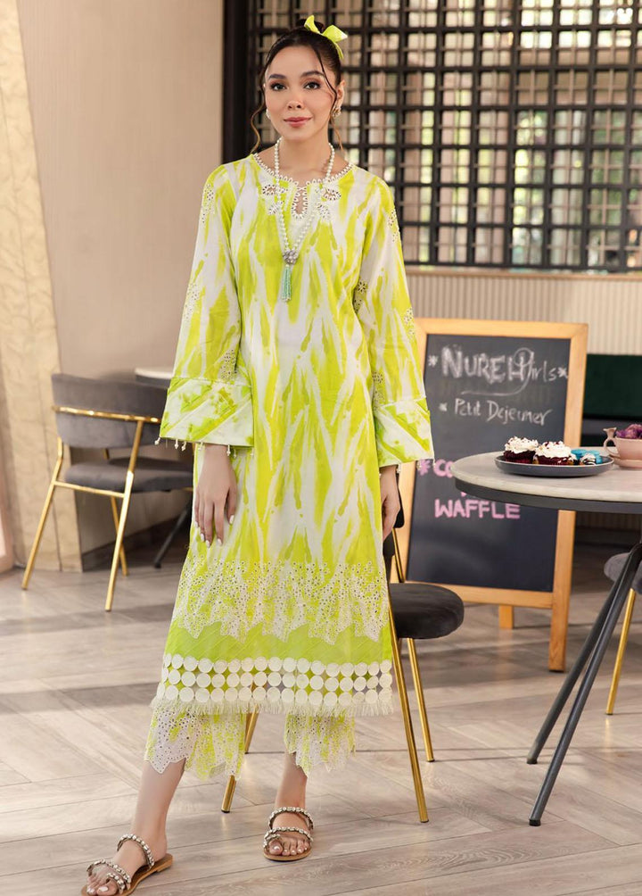 Ballerina By Nureh Embroidered Lawn Suits Unstitched 2 Piece NU23-B2 NU2-92 - Summer Collection