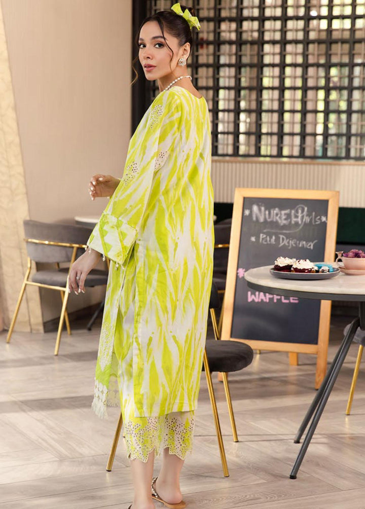 Ballerina By Nureh Embroidered Lawn Suits Unstitched 2 Piece NU23-B2 NU2-92 - Summer Collection