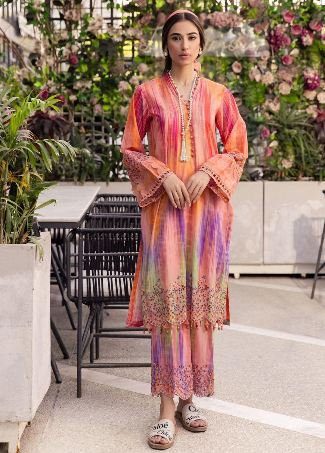 Ballerina By Nureh Embroidered Lawn Suits Unstitched 2 Piece NU23-B2 NU2-95 - Summer Collection
