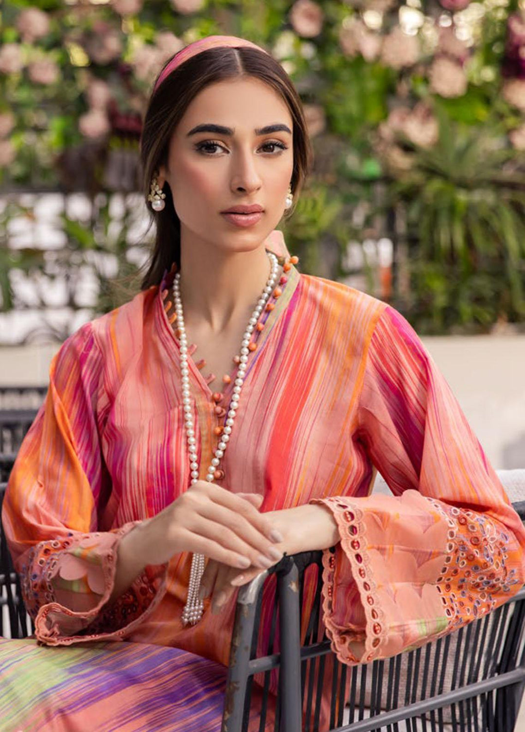 Ballerina By Nureh Embroidered Lawn Suits Unstitched 2 Piece NU23-B2 NU2-95 - Summer Collection