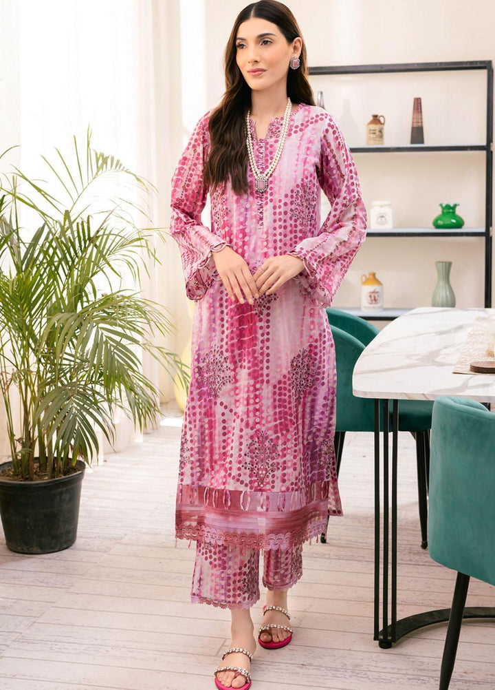 Ballerina By Nureh Embroidered Chikankari Lawn Suits Unstitched 2 Piece NU23-B3 NU-107 - Summer Collection