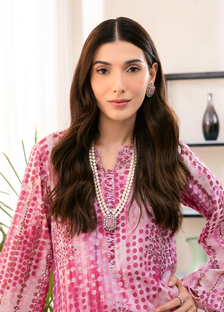 Ballerina By Nureh Embroidered Chikankari Lawn Suits Unstitched 2 Piece NU23-B3 NU-107 - Summer Collection