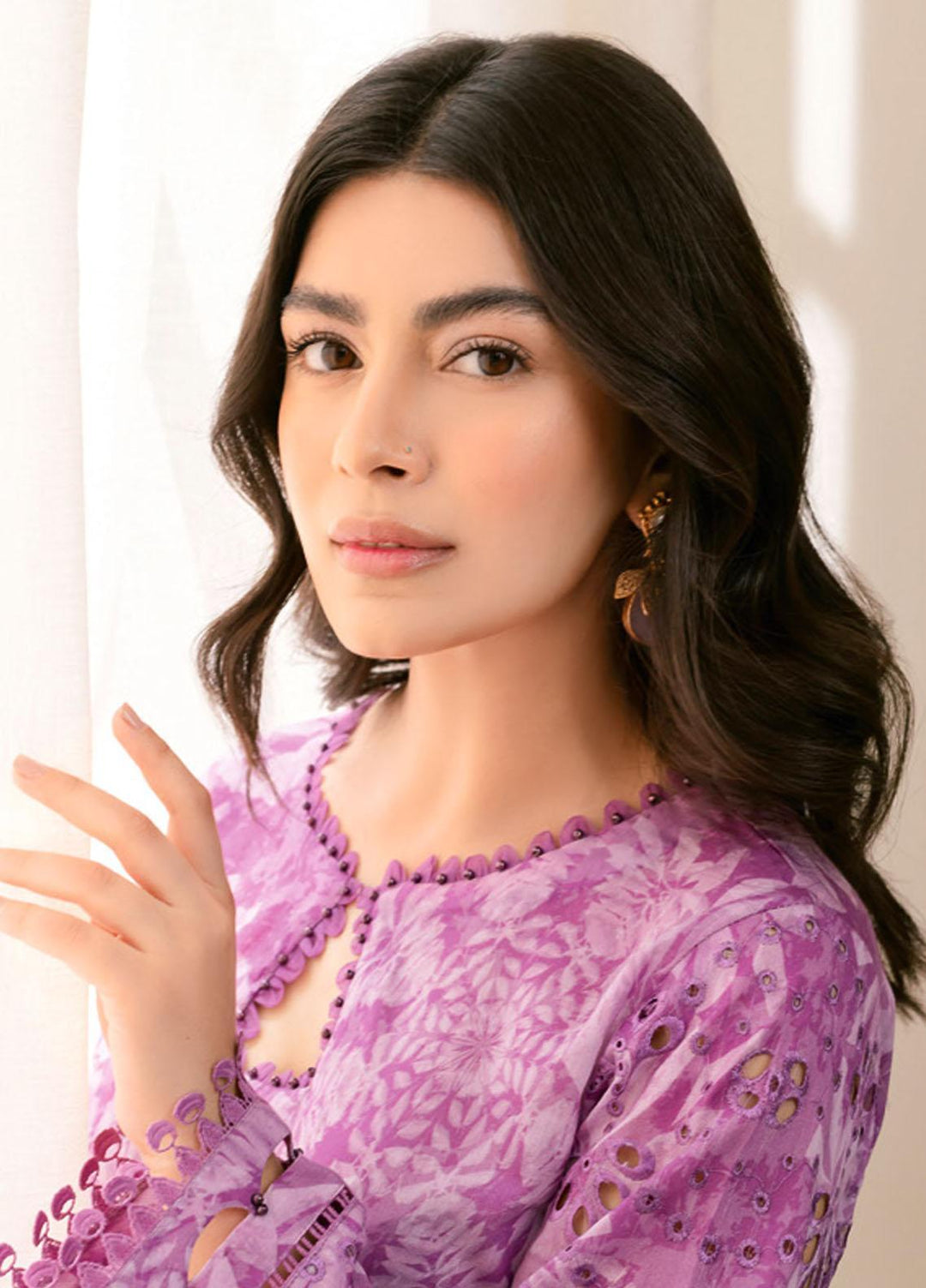 Ballerina By Nureh Embroidered Chikankari Lawn Suits Unstitched 2 Piece NU23-B3 NU-108 - Summer Collection