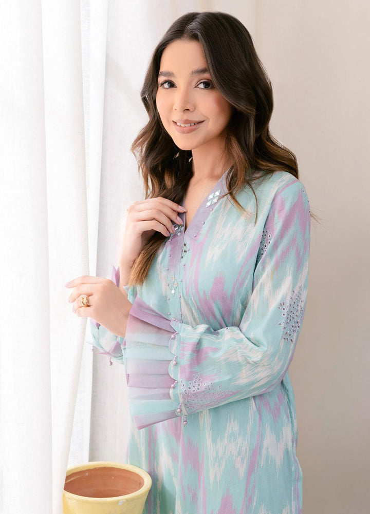 Ballerina By Nureh Embroidered Chikankari Lawn Suits Unstitched 2 Piece NU23-B3 NU-109 - Summer Collection