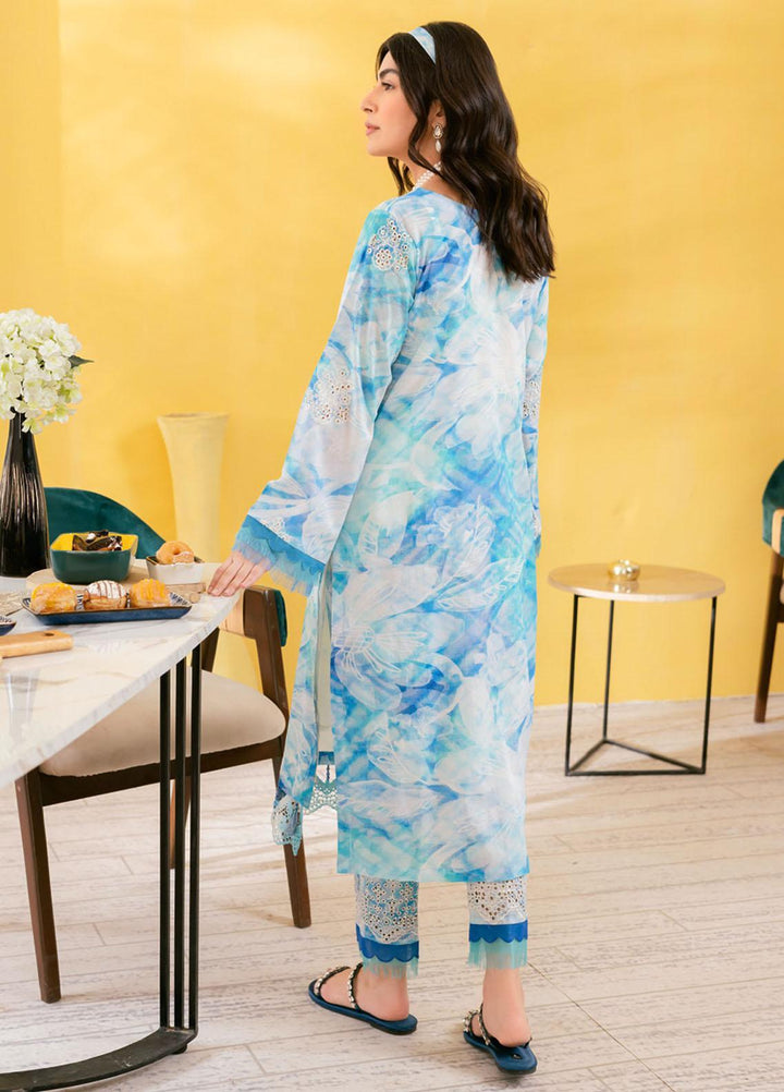 Ballerina By Nureh Embroidered Chikankari Lawn Suits Unstitched 2 Piece NU23-B3 NU-110 - Summer Collection