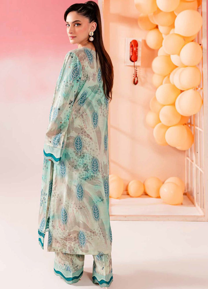 Ballerina by Nureh Chikankari Lawn Suits Unstitched 2 Piece NU24BC NU2-138 - Summer Collection