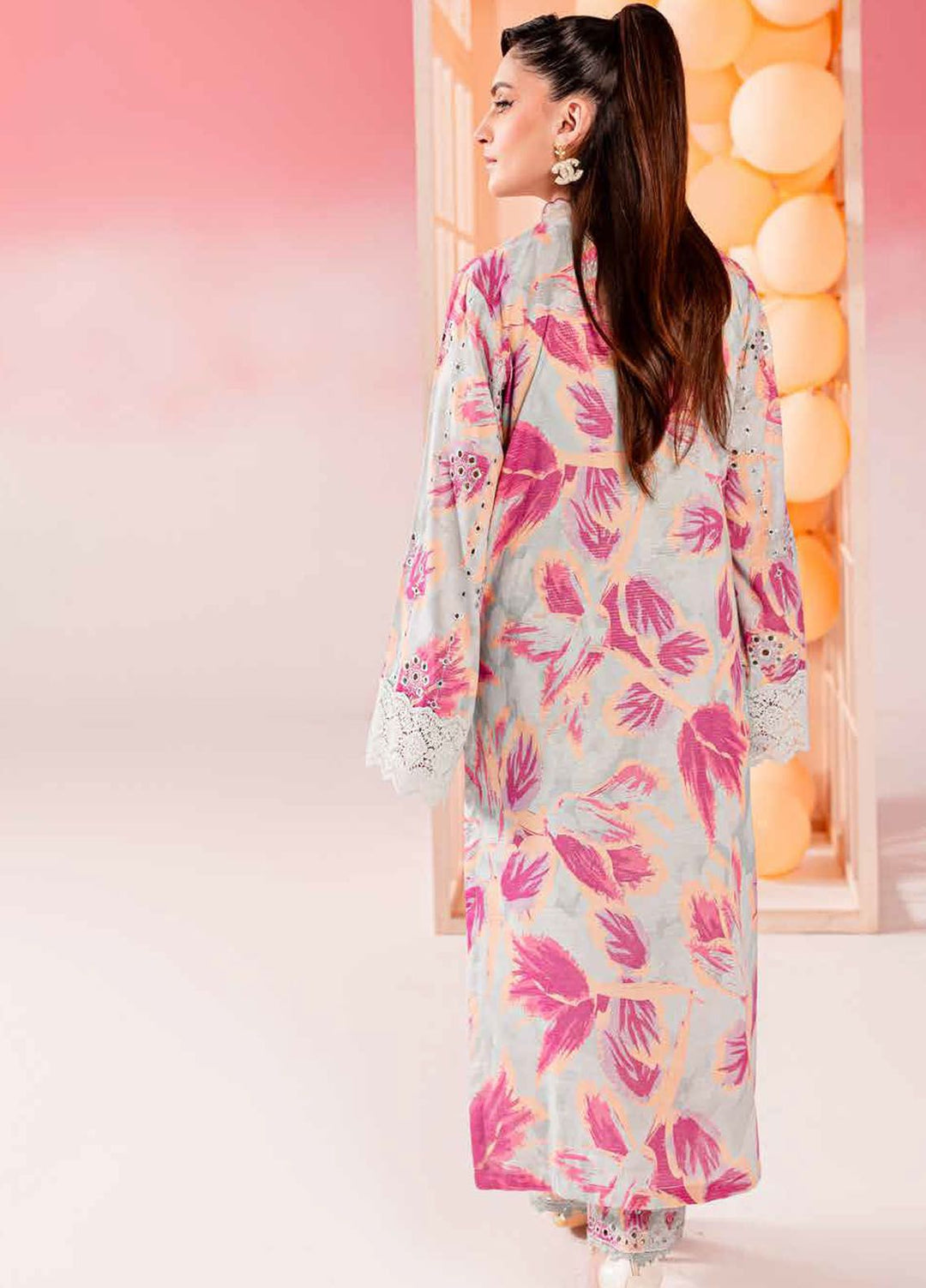 Ballerina by Nureh Chikankari Lawn Suits Unstitched 2 Piece NU24BC NU2-139 - Summer Collection