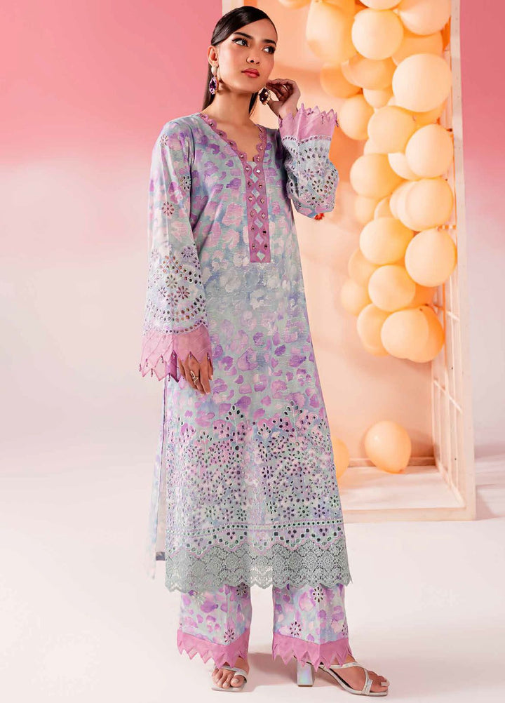 Ballerina by Nureh Chikankari Lawn Suits Unstitched 2 Piece NU24BC NU2-140 - Summer Collection