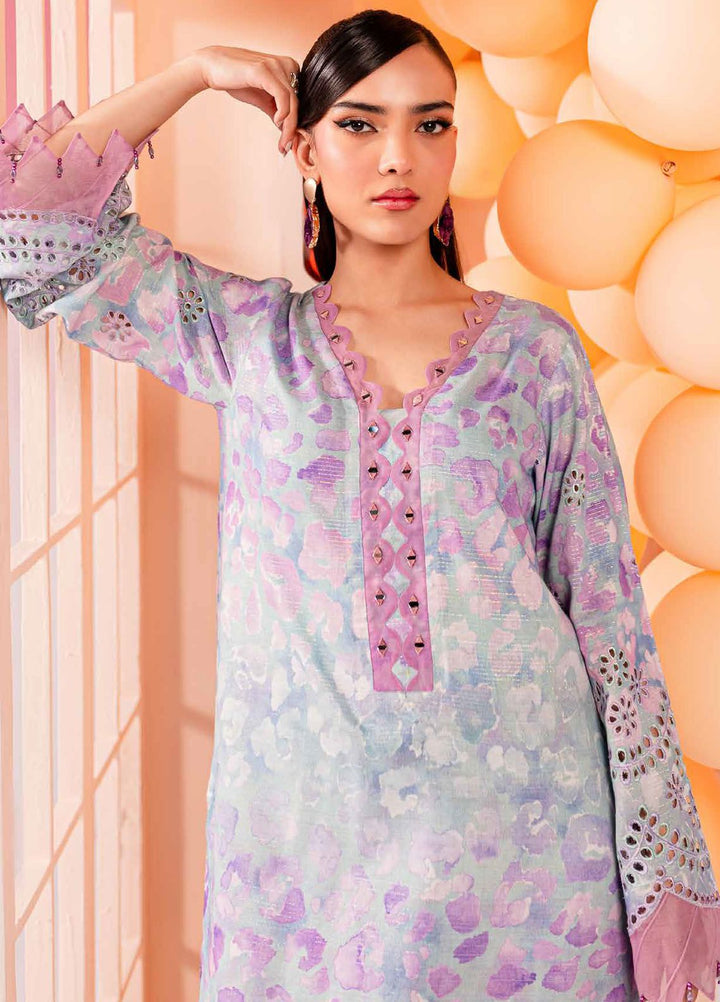Ballerina by Nureh Chikankari Lawn Suits Unstitched 2 Piece NU24BC NU2-140 - Summer Collection