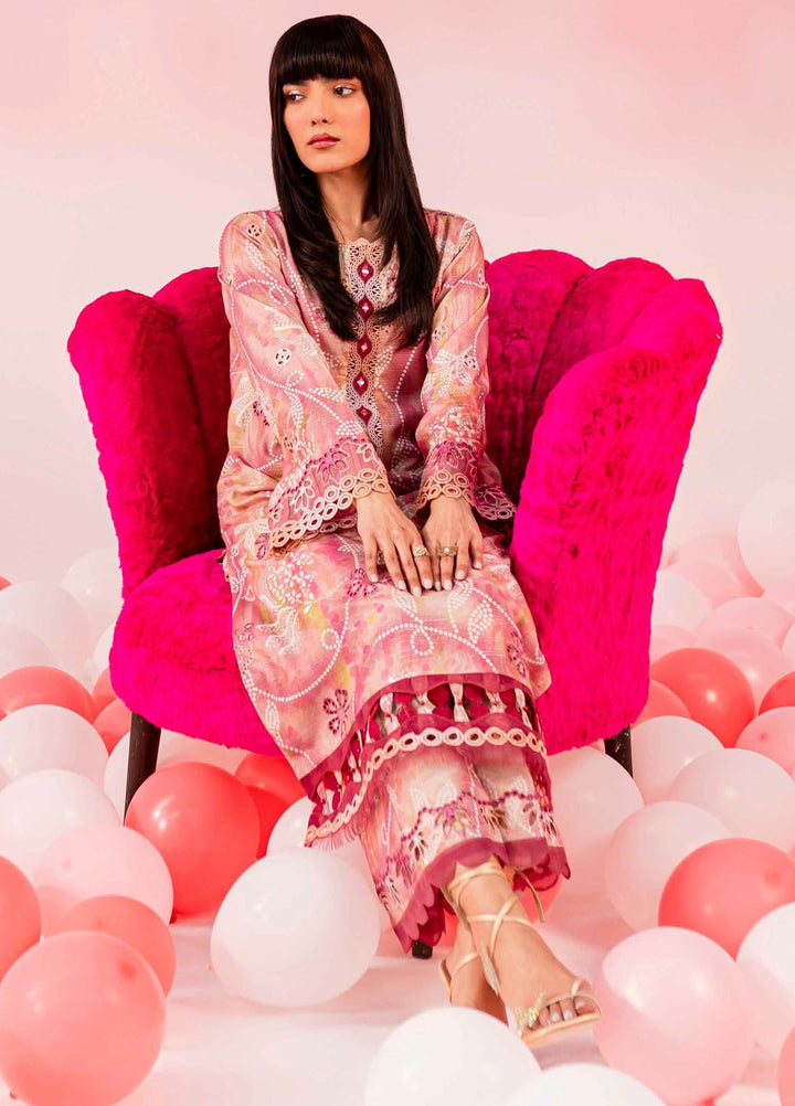Ballerina by Nureh Chikankari Lawn Suits Unstitched 2 Piece NU24BC NU2-141 - Summer Collection