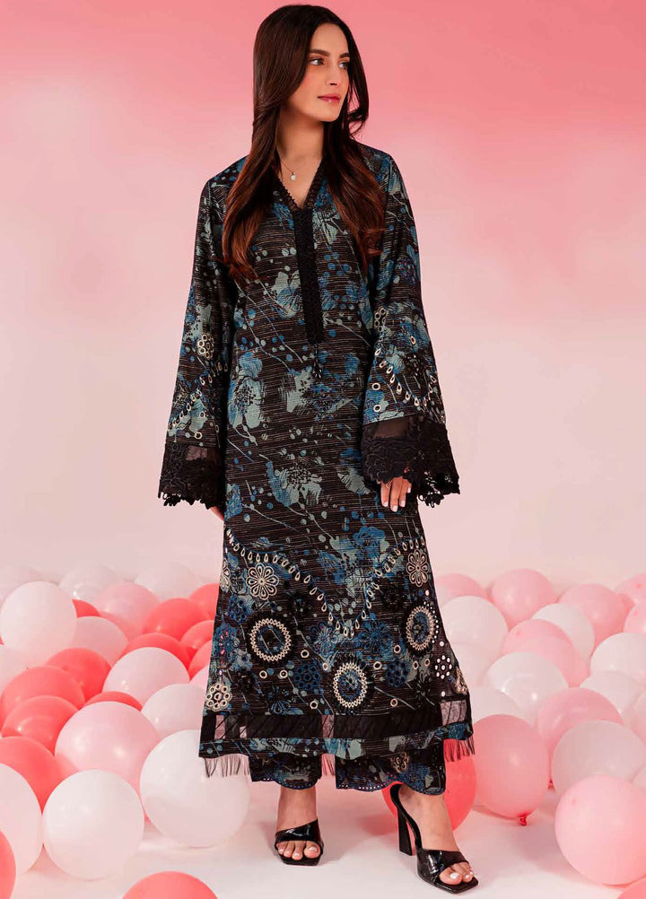 Ballerina by Nureh Chikankari Lawn Suits Unstitched 2 Piece NU24BC NU2-143 - Summer Collection