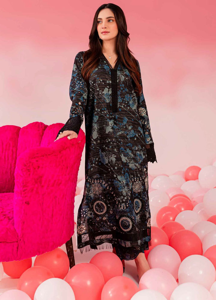 Ballerina by Nureh Chikankari Lawn Suits Unstitched 2 Piece NU24BC NU2-143 - Summer Collection