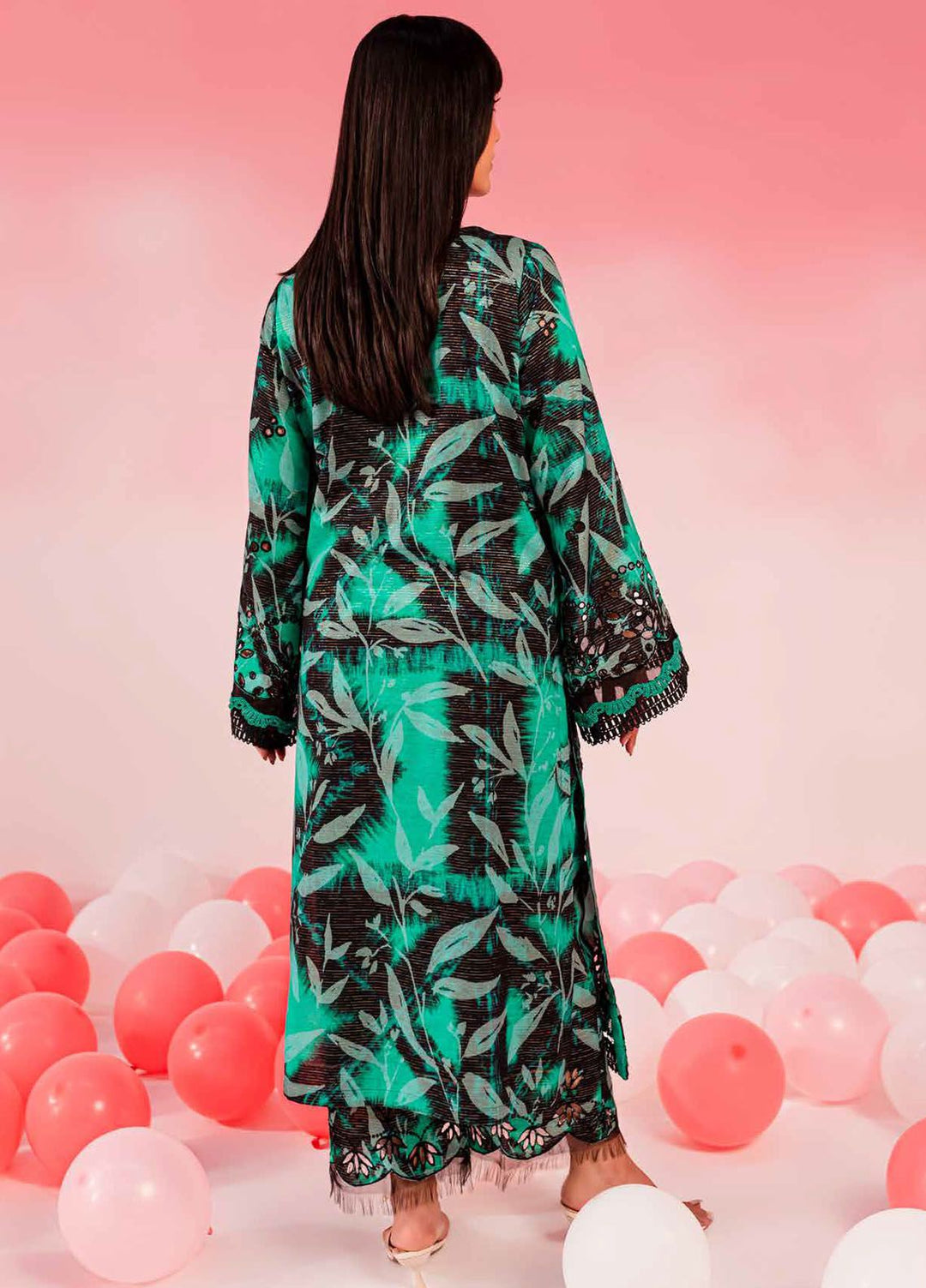 Ballerina by Nureh Chikankari Lawn Suits Unstitched 2 Piece NU24BC NU2-144 - Summer Collection