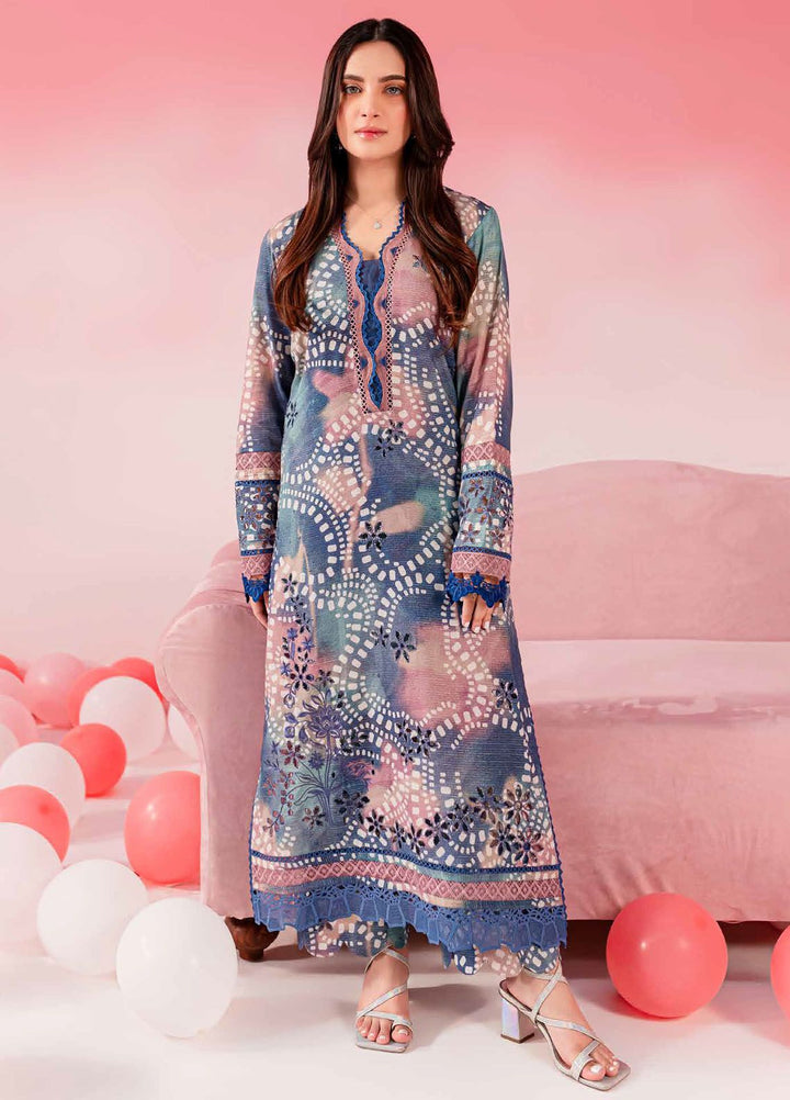 Ballerina by Nureh Chikankari Lawn Suits Unstitched 2 Piece NU24BC NU2-145 - Summer Collection