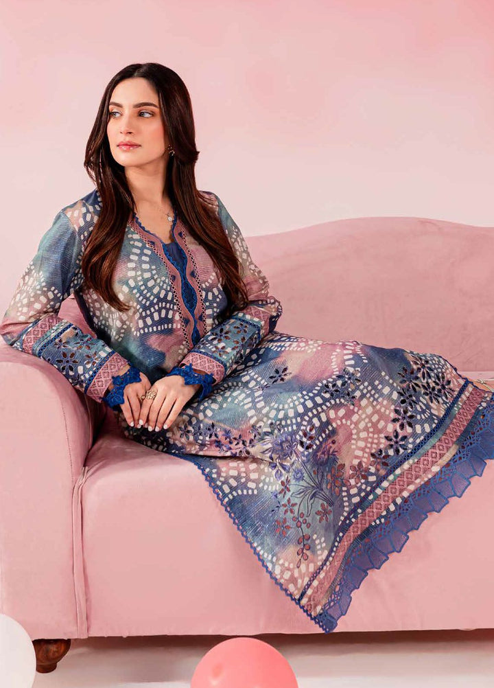 Ballerina by Nureh Chikankari Lawn Suits Unstitched 2 Piece NU24BC NU2-145 - Summer Collection