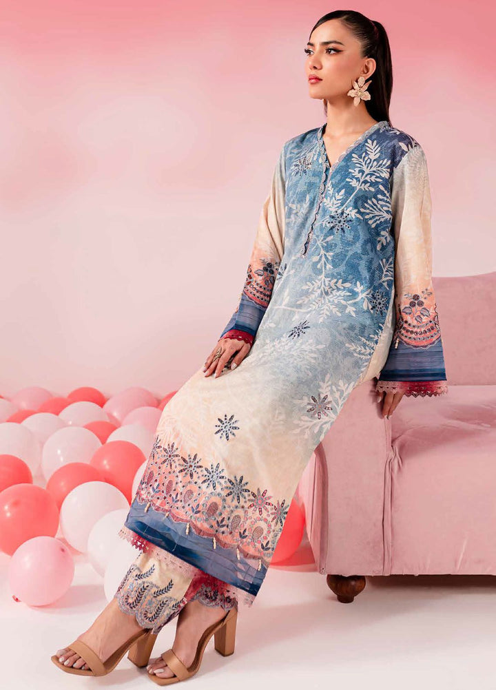 Ballerina by Nureh Chikankari Lawn Suits Unstitched 2 Piece NU24BC NU2-146 - Summer Collection