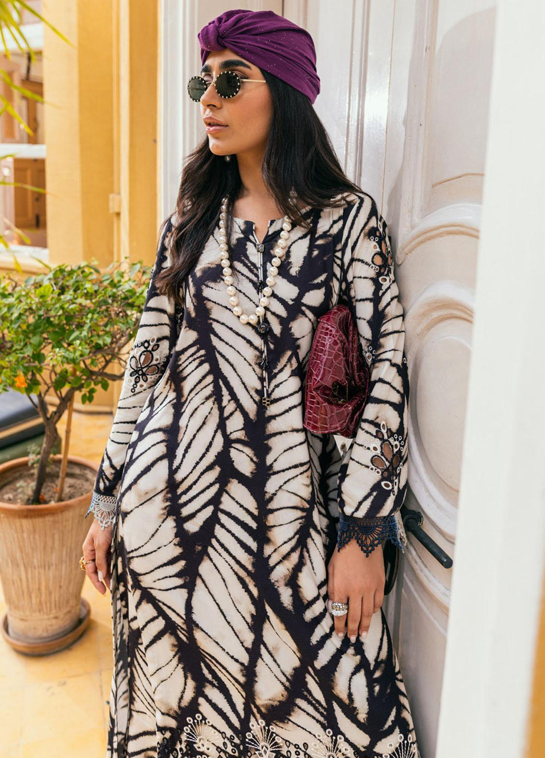 Ballerina By Nureh Embroidered Chikankari Viscose Suits Unstitched 2 Piece NU23BC NU2-112 - Formal Collection