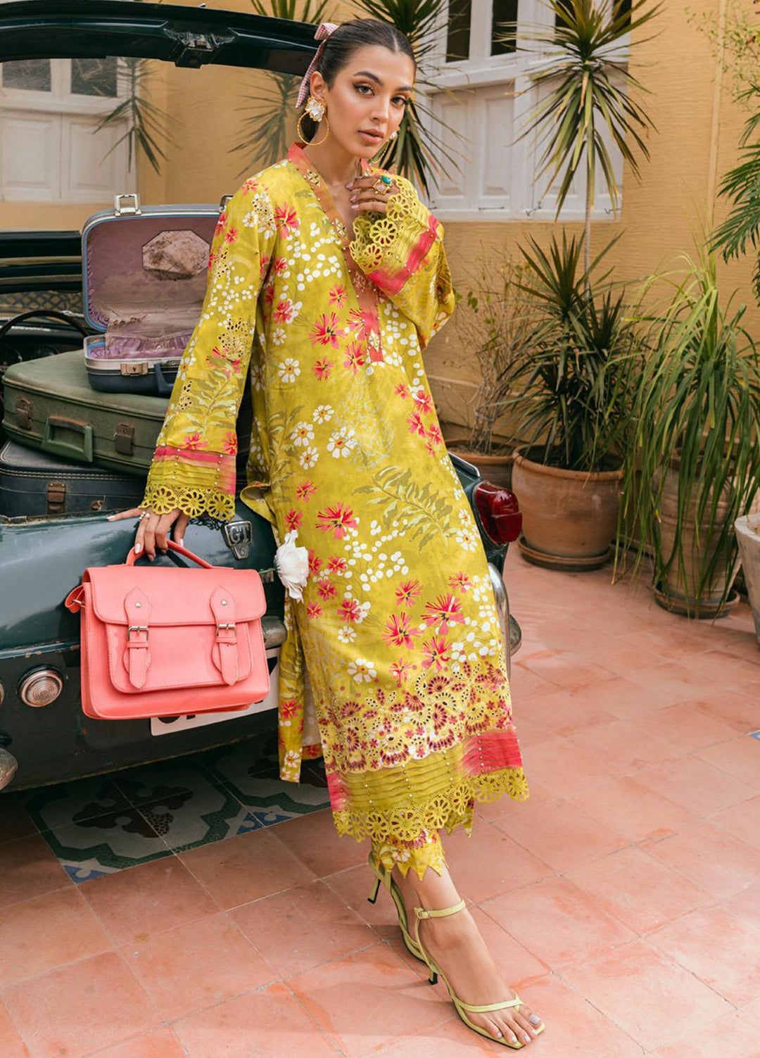 Ballerina By Nureh Embroidered Chikankari Viscose Suits Unstitched 2 Piece NU23BC NU2-116 - Formal Collection