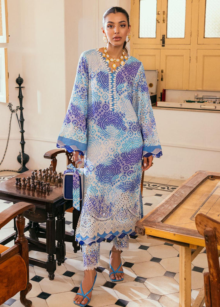 Ballerina By Nureh Embroidered Chikankari Viscose Suits Unstitched 2 Piece NU23BC NU2-118 - Formal Collection