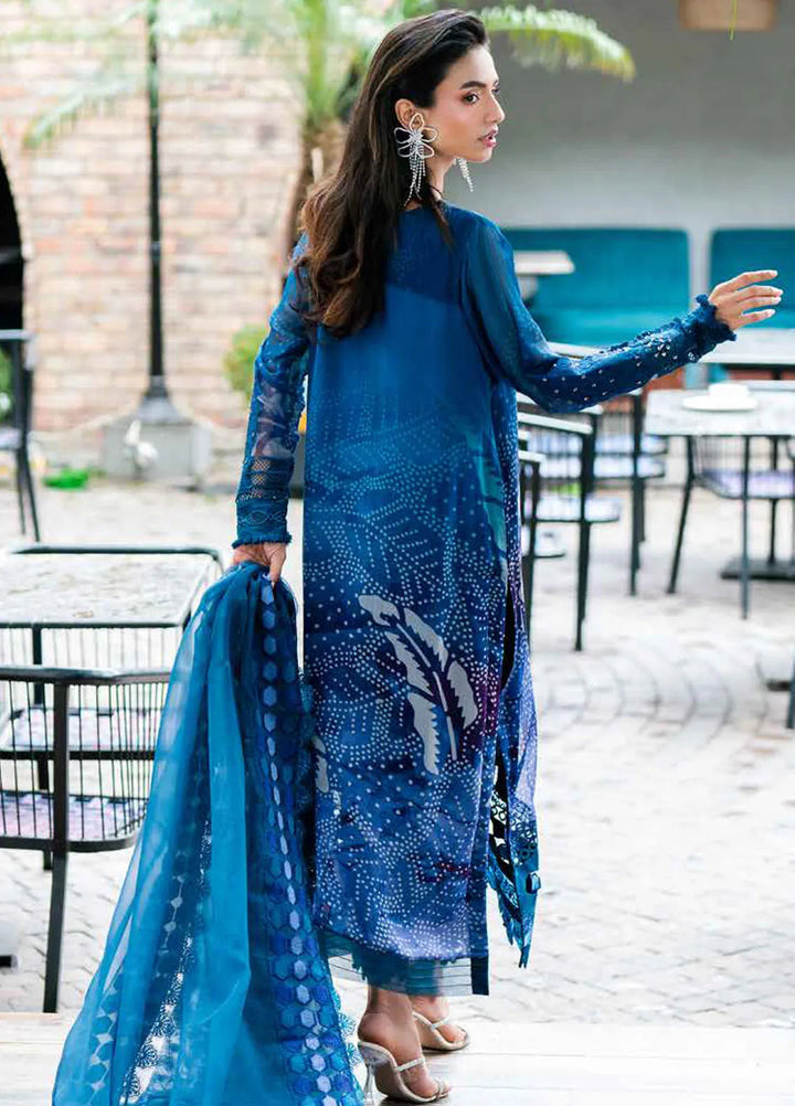 Ballerina By Nureh Embroidered Chiffon Suit Unstitched 3 Piece NU24BW NU2-151 - Winter Collection