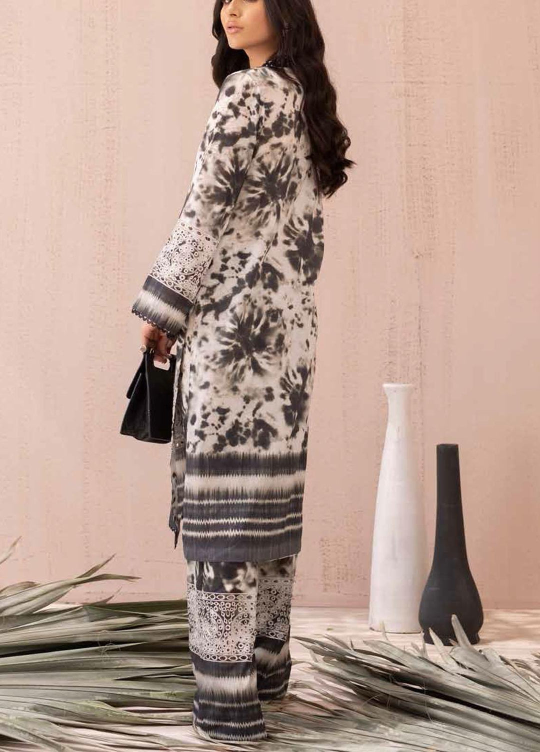 Ballerina By Nureh Embroidered Chikankari Suits Unstitched 2 Piece NU21B 03 - Summer Collection