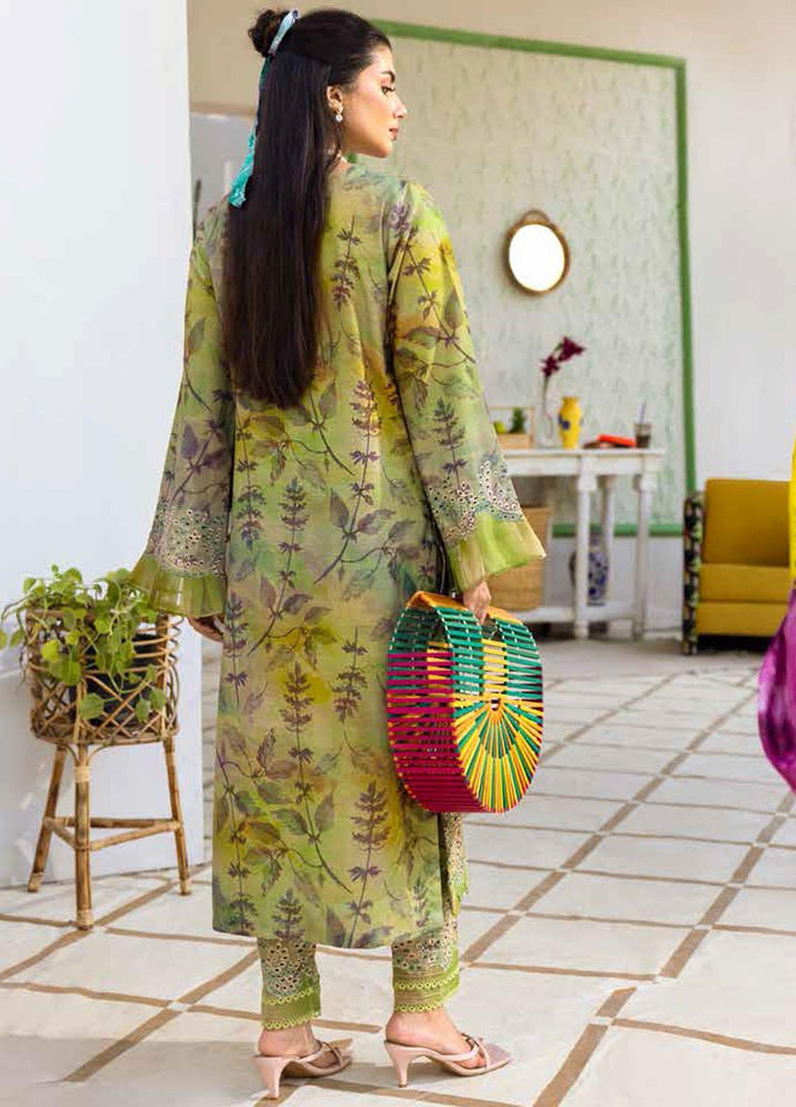 Ballerina By Nureh Embroidered Chikankari Khaddar Suits Unstitched 2 Piece NU23BKC NU2-123 - Winter Collection