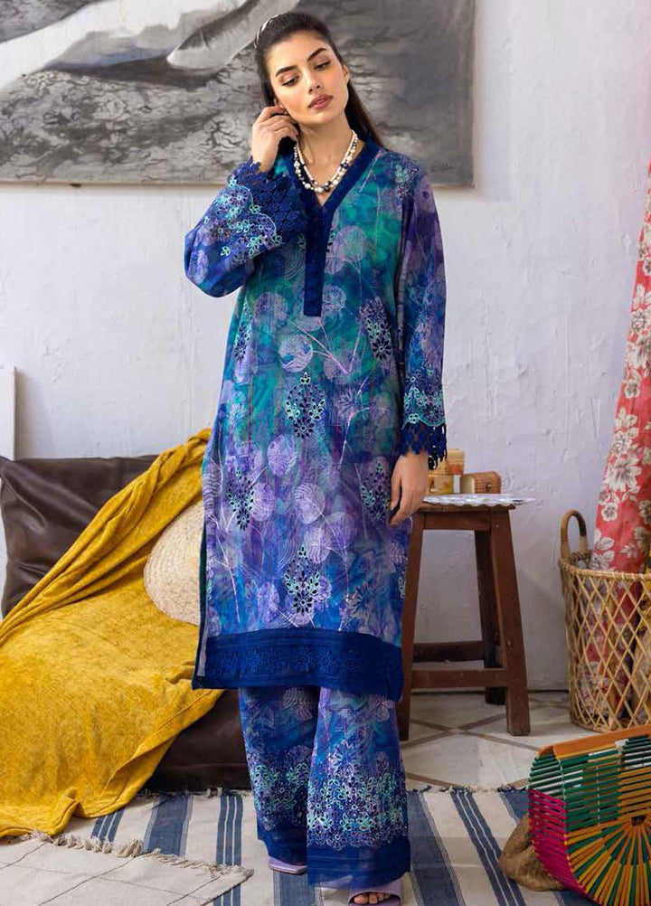 Ballerina By Nureh Embroidered Chikankari Khaddar Suits Unstitched 2 Piece NU23BKC NU2-126 - Winter Collection