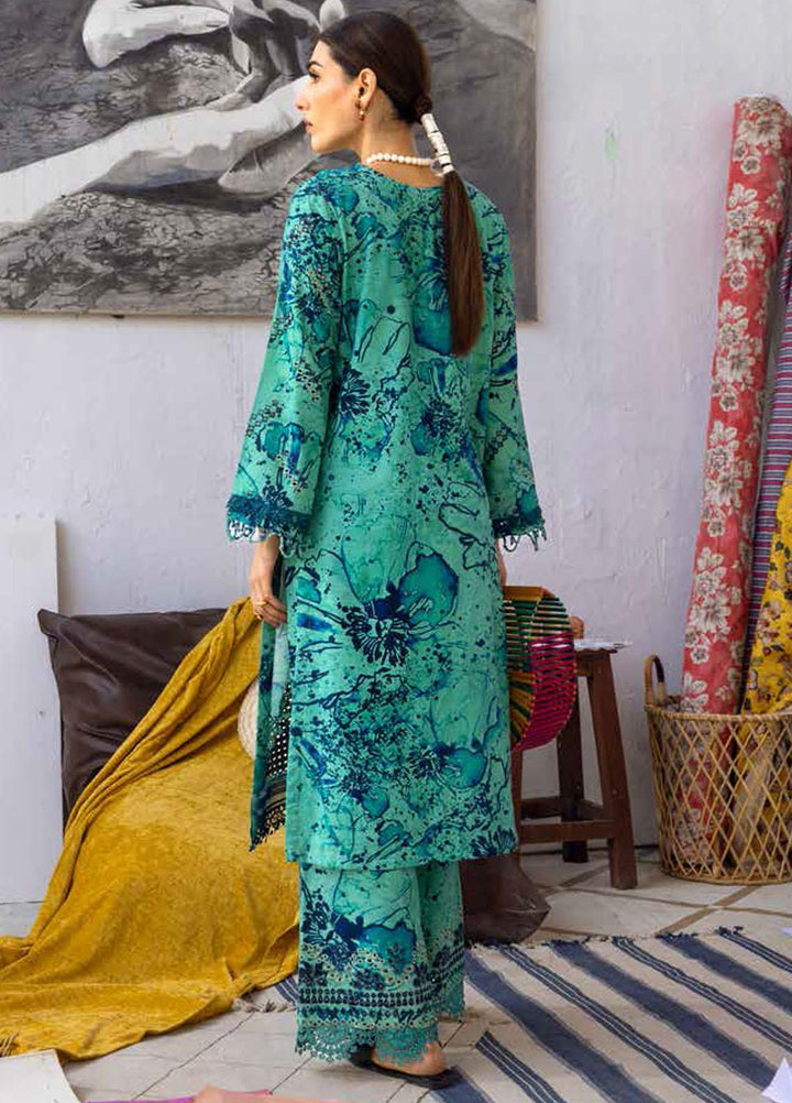 Ballerina By Nureh Embroidered Chikankari Khaddar Suits Unstitched 2 Piece NU23BKC NU2-127 - Winter Collection