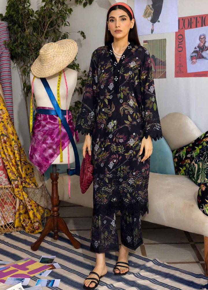 Ballerina By Nureh Embroidered Chikankari Khaddar Suits Unstitched 2 Piece NU23BKC NU2-129 - Winter Collection