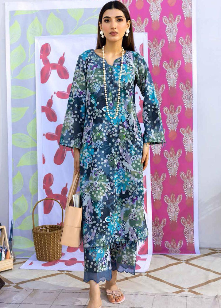 Ballerina By Nureh Embroidered Chikankari Khaddar Suits Unstitched 2 Piece NU23BKC NU2-130 - Winter Collection