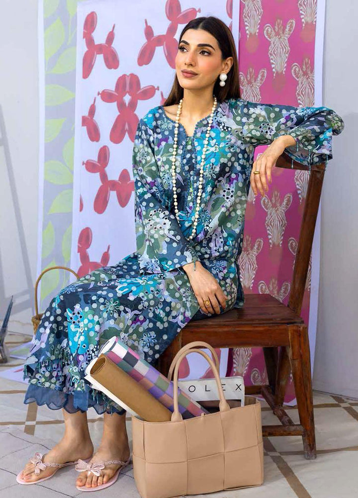 Ballerina By Nureh Embroidered Chikankari Khaddar Suits Unstitched 2 Piece NU23BKC NU2-130 - Winter Collection